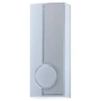 Кнопка для дверного звонка проводная Zamel PDJ-213 цвет белый ZAMEL None