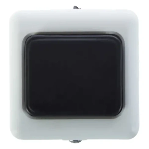 Кнопка для дверного звонка проводная Oxion цвет белый OXION А1 0,4-001