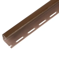 J-профиль для фасадных панелей Fineber 3000 мм цвет коричневый FINEBER Аксессуары для фасадных панелей