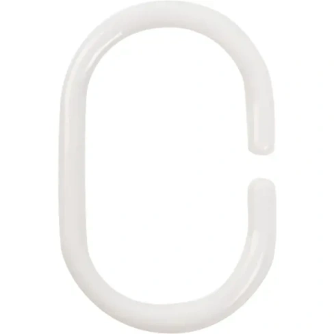 Кольца для шторок Sensea пластиковые цвет белый 12 шт. SENSEA JM0923-WHITE02