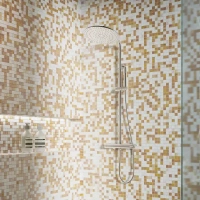 Мозаика стеклянная Artens Swam 32.7x32.7 см цвет бежево-белый ARTENS 1403LMR01 Swam