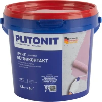 Грунтовка Plitonit БетонКонтакт 1.5 кг PLITONIT БетонКонтакт Грунт Плитонит БетонКонтакт