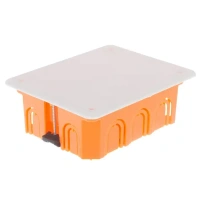 Распределительная коробка скрытая TDM СП 120х92х45 мм 10 вводов IP20 цвет оранжевый None