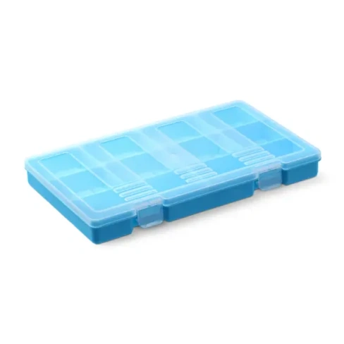 Органайзер для хранения Фолди 31x19x3.6 см пластик цвет голубой MARTIKA Органайзер для мелочей