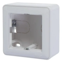 Коробка подъемная W59 одноместная цвет белый SYSTEME ELECTRIC KP-152-18