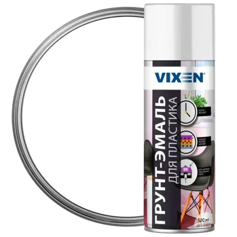 Грунт-эмаль для пластика Vixen-9003 520 мл VIXEN None