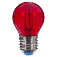 Лампа светодиодная Uniel Color шар E27 5 Вт свет красный UNIEL None