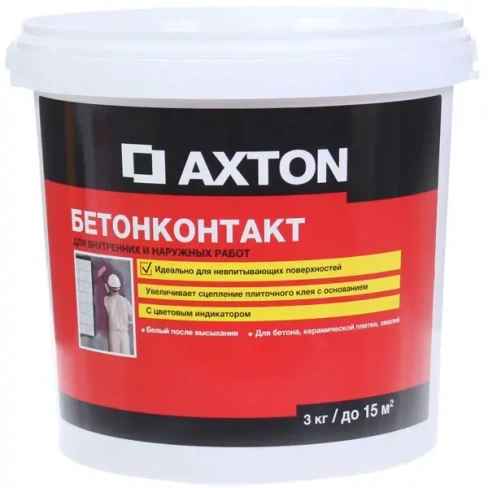 Бетонконтакт для плитки Axton 3 кг AXTON Не применимо