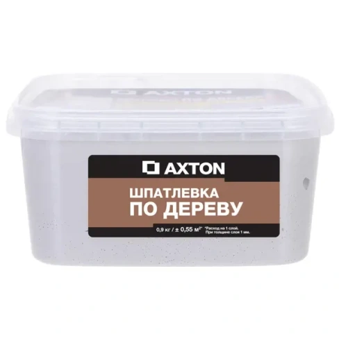 Шпатлёвка Axton для дерева 0.9 кг тач AXTON