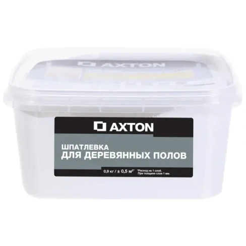 Шпатлёвка Axton для деревянных полов 0.9 кг цвет белый AXTON
