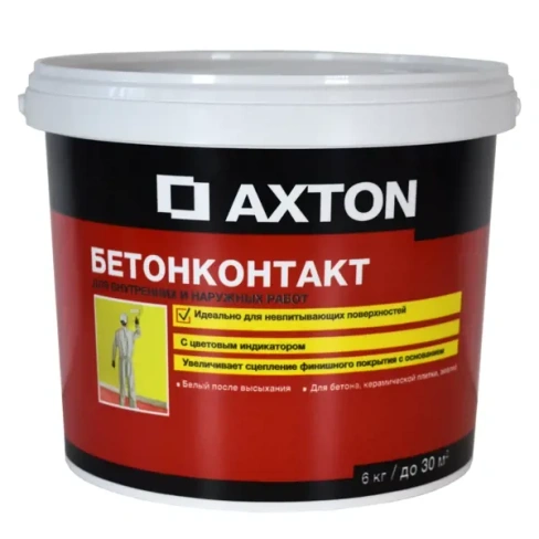 Бетонконтакт Axton 6 кг цвет белый AXTON Бетоноконтакт