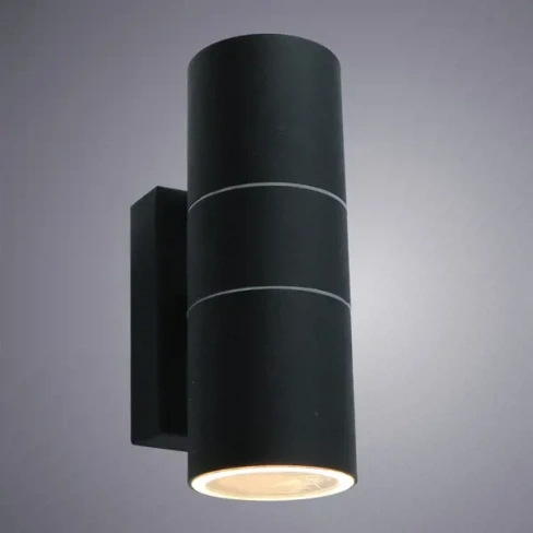 Настенный светильник уличный Mistero 2xGU10x35 Вт IP44 цвет чёрный металлик ARTE LAMP MISTERO