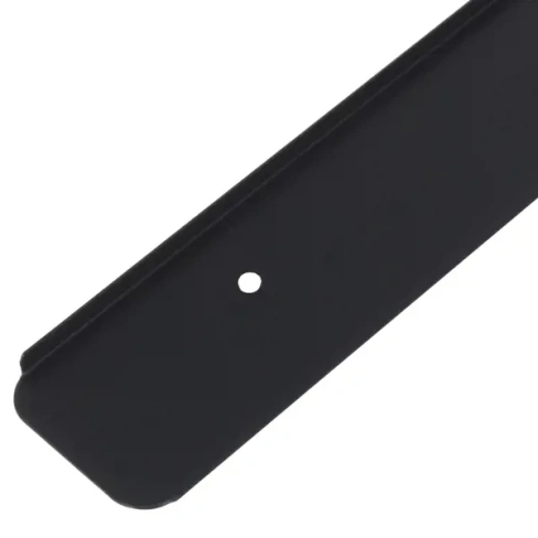 Планка торцевая U-образная R3 62.5x3.8 см для столешницы 3.8 см цвет чёрный матовый Без бренда нет