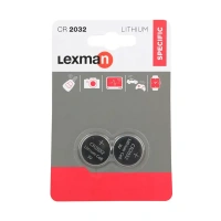 Батарейка литиевая Lexman CR2032, 2 шт. LEXMAN None
