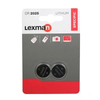 Батарейка литиевая Lexman CR2025, 2 шт. LEXMAN None