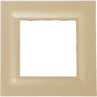 Рамка для розеток и выключателей Legrand Structura 1 пост, цвет золото LEGRAND