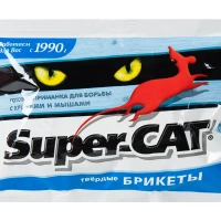 Средство для защиты от крыс и мышей «SuperCat» 4 шт Без бренда