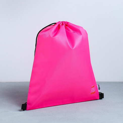 Мешок для обуви болоньевый материал, цвет розовый, 30 х 40 см ArtFox STUDY