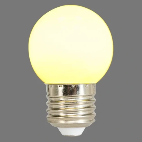 Лампа светодиодная Volpe E27 220 В 1 Вт шар матовый 80 лм жёлтый свет VOLPE None