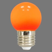 Лампа светодиодная Volpe E27 220 В 1 Вт шар матовый 80 лм красный свет VOLPE None