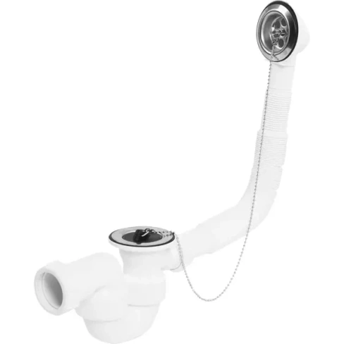 Сифон для ванны McAlpine с пробкой, с раздвижным переливом 310-720мм MRB1-EX MCALPINE None