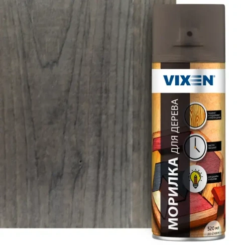Морилка для дерева Vixen 520 мл цвет чёрный VIXEN None