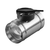 Дроссель-клапан для круглых воздуховодов Ore D125 мм металл ORE None