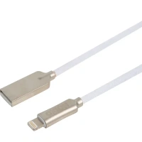 Кабель Oxion USB-Lightning 1 м цвет белый OXION OX-SC034A-WT