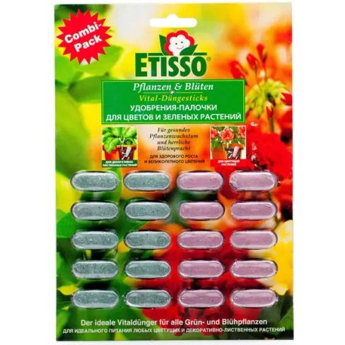 Удобрение-палочки для цветов Etisso 60 г Без бренда None