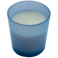 Свеча ароматическая Ваниль 8x9 см конус цвет голубой Без бренда свеча ароматическая в стакане