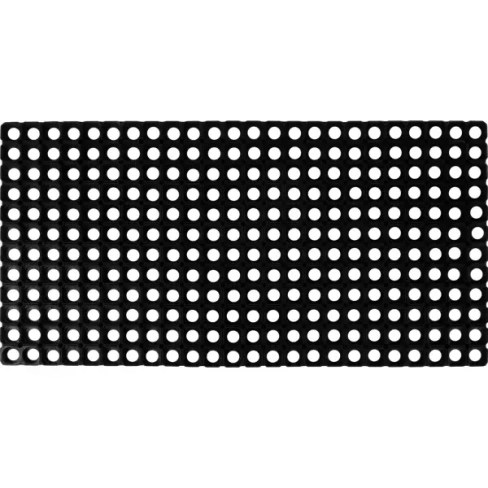 Коврик ячеистый 50x100 см резина цвет чёрный Без бренда коврик ячеистый коврик 22 мм