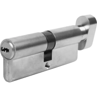 Цилиндр Standers TTBL1-4040NBNS, 40x40 мм, ключ/вертушка, цвет никель STANDERS None