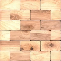 Деревянная мозаика Болтон 50x100 мм 300x300 мм береза Без бренда