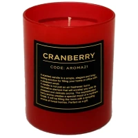 Свеча ароматическая Cranberry цвет красный Без бренда 82625941