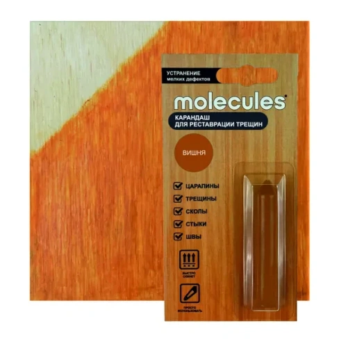 Карандаш для реставрации трещин Molecules цвет вишня 5.5 г MOLECULES None