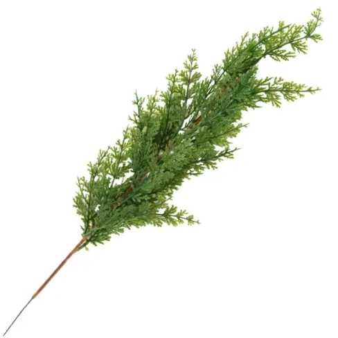 Ветка декоративная Пушистая 42 см цвет зелёный Без бренда Искусственное растение
