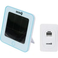 Часы-метеостанция Oxion OTM602 с беспроводным датчиком цвет голубой OXION