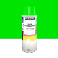Эмаль аэрозольная декоративная Luxens флуоресцентная цвет зеленый 520 мл LUXENS Нет