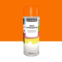 Эмаль аэрозольная декоративная Luxens флуоресцентная цвет оранжевый 520 мл LUXENS Нет