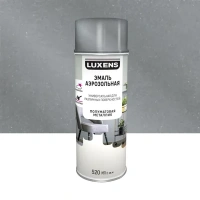 Эмаль аэрозольная декоративная Luxens сатинированная металлик цвет серебристый 520 мл LUXENS None