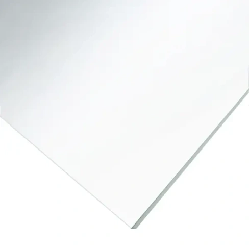 Полистирол листовой 4мм белый глянцевый 50x100 см Без бренда Полистирол 4х1000х500мм белый 30%