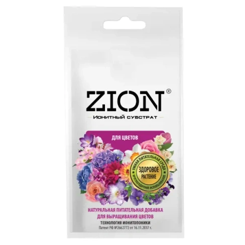 Субстрат Zion ионный для цветов 30г ZION Ионитный субстрат ЦИОН для цветов