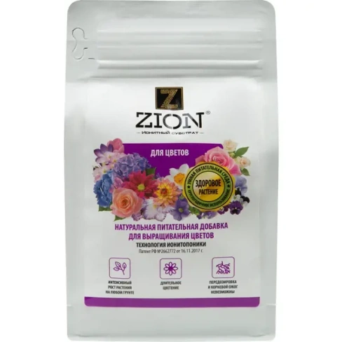Субстрат Zion ионный для цветов 600г ZION Ионитный субстрат ЦИОН для цветов