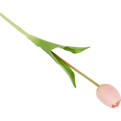 Тюльпаны искусственный Soft touch 1 шт цвет розовый Без бренда None