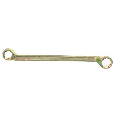 Ключ накидной, 17 х 19 мм, желтый цинк Сибртех СИБРТЕХ