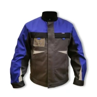 Куртка рабочая Крэт цвет серый/черный/синий размер M рост 170-176 см Без бренда КЛЗМИ-1 Крэт