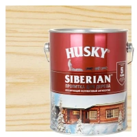 Пропитка для дерева Husky Siberian полуматовая цвет бесцветный 2.7 л HUSKY None