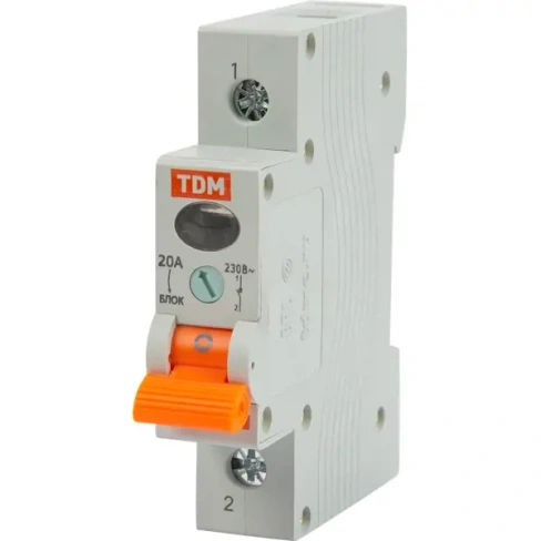 Выключатель нагрузки TDM Electric ВН-32 1P 20 А TDM ELECTRIC ВН-32 1P 20A