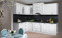 Кухонная мебель Аделина угловая белая 1650х3000мм