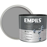 Грунт-эмаль по ржавчине 3 в 1 Empils PL гладкая цвет серый 2.7 кг EMPILS None